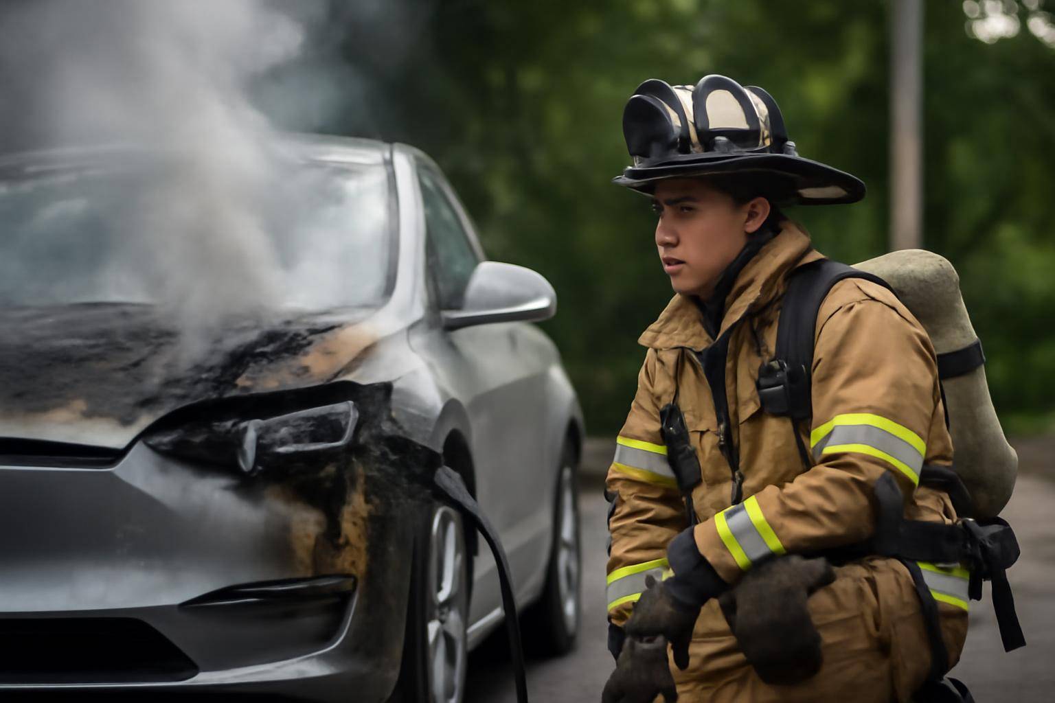 UL Research Institutes Releases New Evidence-Based Report Examining Electric Vehicle Fires, Including Tactical Considerations for Firefighters