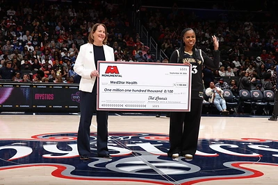 Monumental Sports & Entertainment and MedStar Health Celebrate $1.1 Million Gift to Services Supporting Women, Infants, and Community Pediatrics