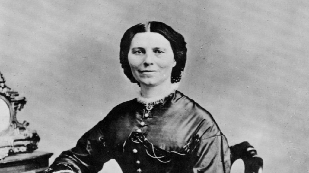 Clara Barton photographed by Mathew Brady's studio