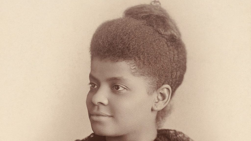 Ida B. Wells photographed by Mary Garrity, about 1893